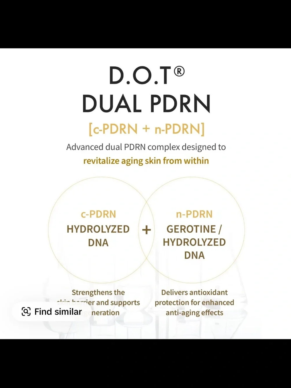 REJURAN Dual Effect Ampoule, DOT DUAL c-PDRN - Rejuvenating Face Serum for